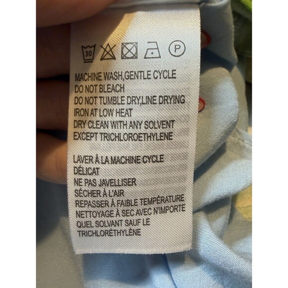 Farm Rio Fresh Bananas Cut Out Midi Dress Size Medium Linen Tropical - Picture 11 of 13